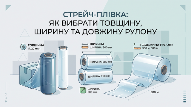 Стрейч-плівка: як вибрати